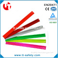 CE EN13356 promotion PVC reflective armband reflective slap wrap